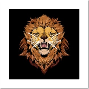 illustrated LION PRIDE series (no trim) Posters and Art